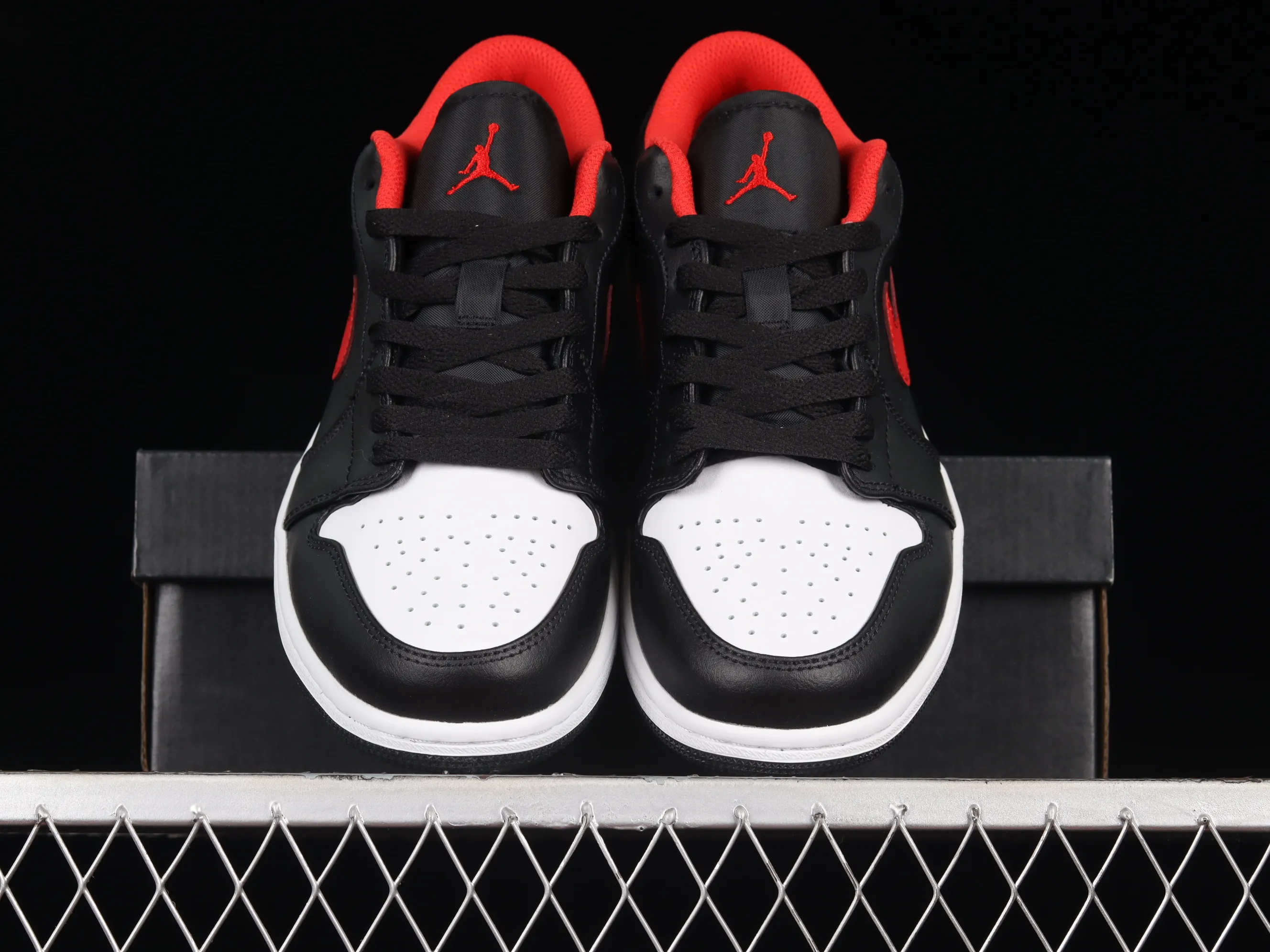 All categories Air Jordan Jordan series basketball shoes Air Jordan 1 Low G version pure original Air Jordan 1 Low "White Toe" AJ1 Joe 1 small black red toe low-top basketball shoes 553558-063